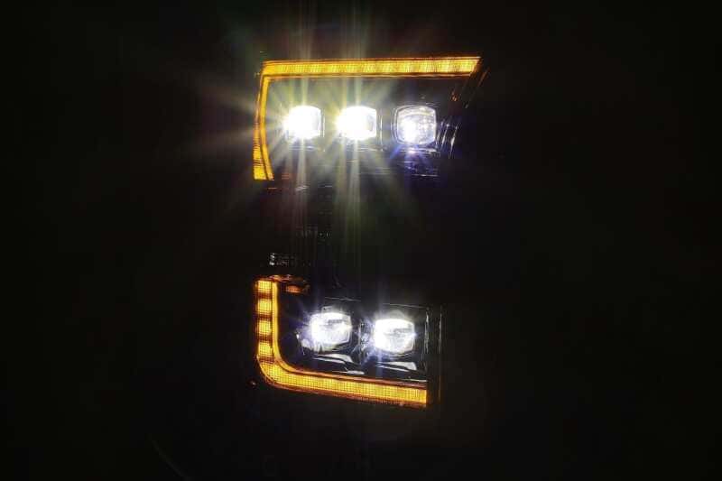 AlphaRex — AlphaRex 17-20 Ford Raptor NOVA LED Proj Headlights Plank Style Alpha Black w/Activ Light/Seq Signal
Projector Headlights - view 9