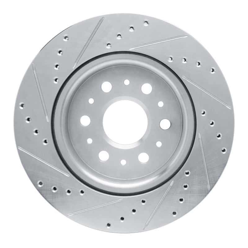 R1 Concepts — R1 17-25 Buick Enclave Rear Right Drilled & Slotted Silver Brake Rotor
R1 Brake Rotor Drill - view 5