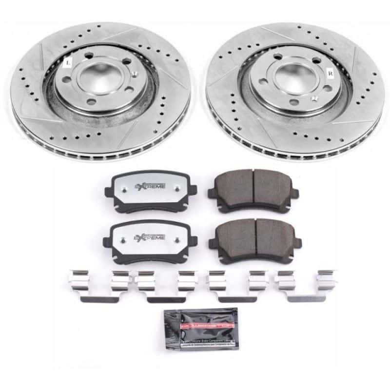 PowerStop — Power Stop 04-09 Audi S4 Rear Z26 Street Warrior Brake Kit - view 1