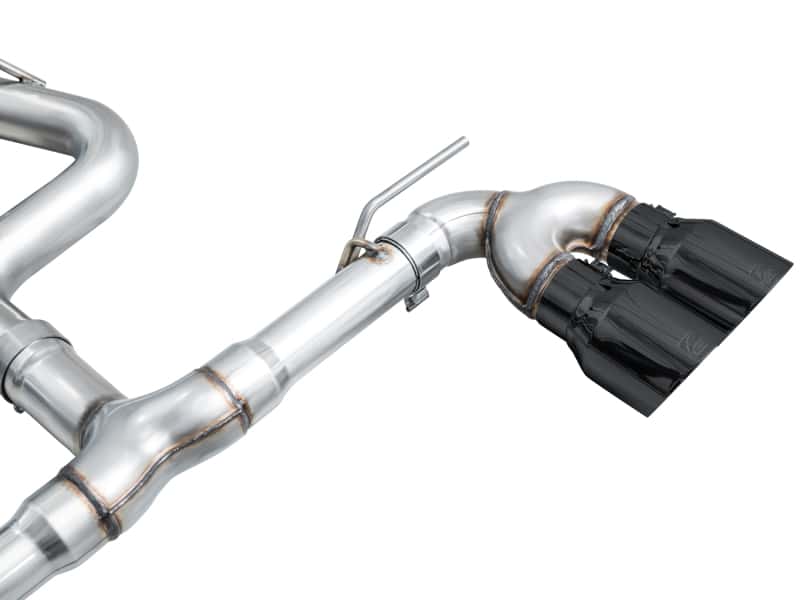 AWE Tuning — AWE MK8 Volkswagen Golf R 3in Track Edition Quad Exhaust - Diamond Black Tips
Track Catback - view 10