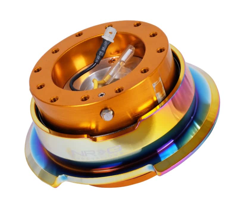 NRG — NRG Quick Release Gen 2.8 - Rose Gold Body / Neochrome Ring - view 1
