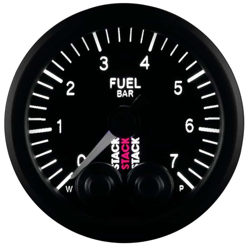 AutoMeter — Autometer Stack 52mm 0-7 Bar M10 Male Pro-Control Fuel Pressure Gauge - Black
Ga FuelP PC Blk 7Bar - view 1