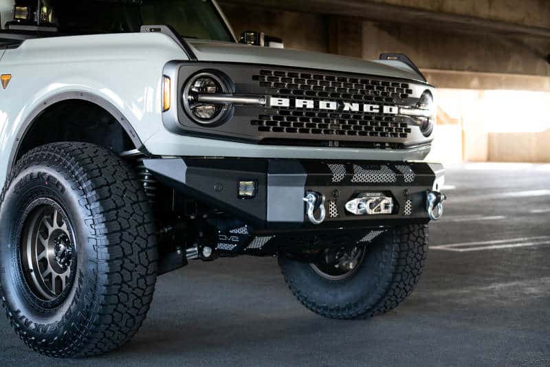 DV8 Offroad — DV8 Offroad 2021+ Ford Bronco Front Bumper Winch Capable w/ Optional Bull Bar/Aux Light Opening - view 25
