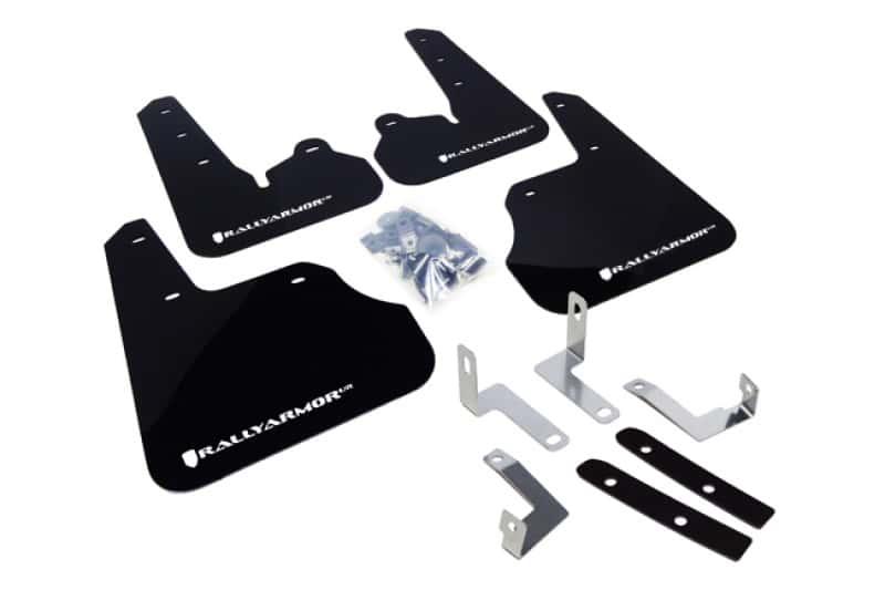 Rally Armor — Rally Armor 12-16 Subaru Impreza 4D/5D Black UR Mud Flap w/White Logo
Mud Flap - view 1