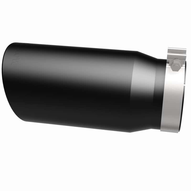 Magnaflow — MagnaFlow Tip Stainless Black Coated Single Wall Round Single Outlet 6in Dia 5in Inlet 13in L
Stainless Steel
Exhaust Tip - view 9
