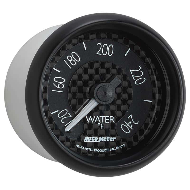 AutoMeter — Autometer GT Series 52mm Mechanical 120-240 Deg F Water Temperature Gauge
2-1/16" WATER TEMP, - view 6
