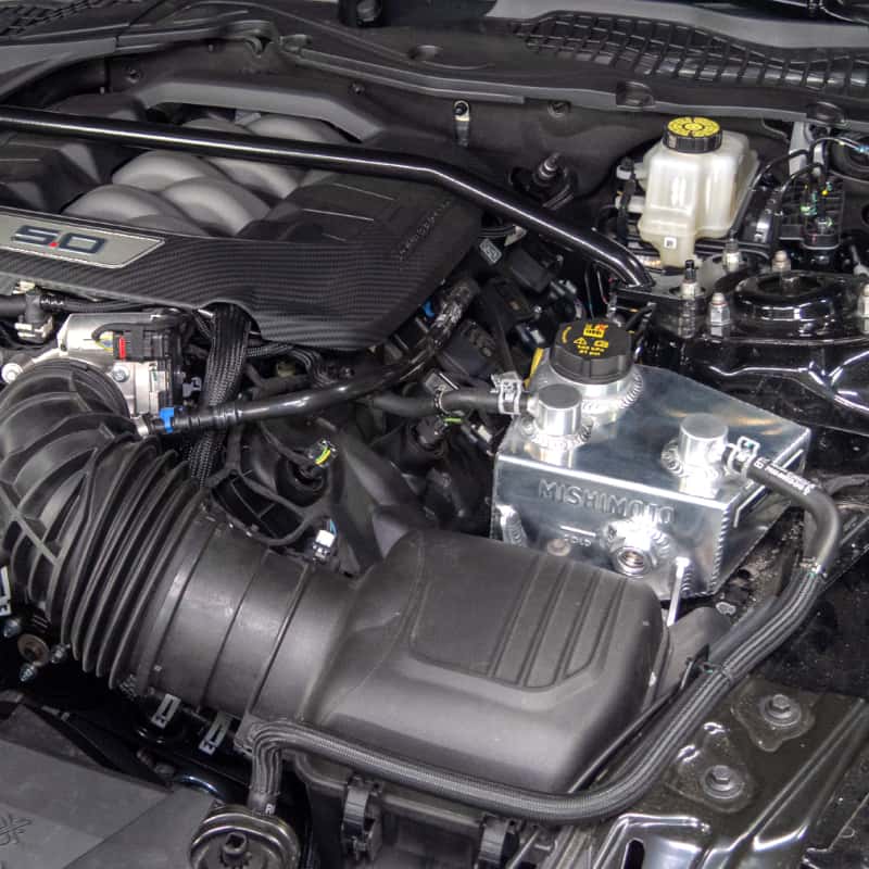 Mishimoto — Mishimoto 2024+ Ford Mustang V8/2.3L EcoBoost Expansion Tank - Black
Coolant Reservoir - view 10