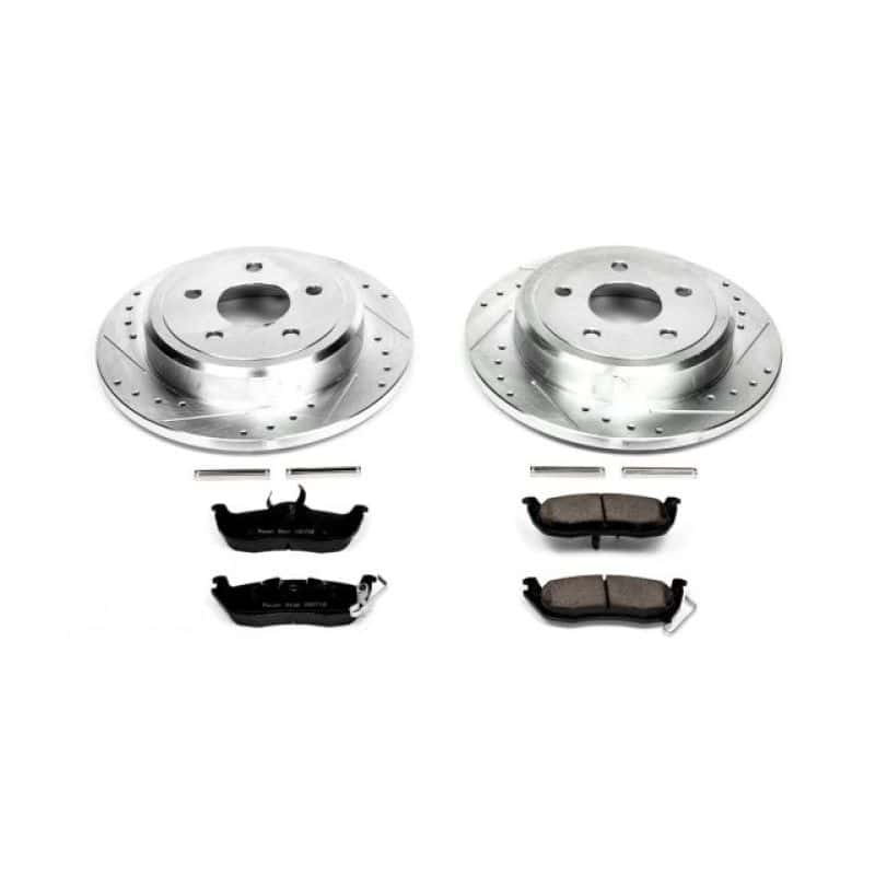 PowerStop — Power Stop 06-10 Jeep Commander Rear Z23 Evolution Sport Brake Kit - view 1