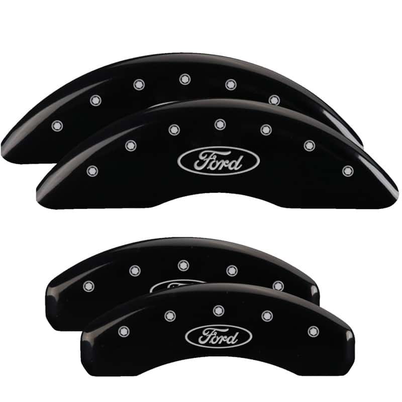 MGP — MGP 4 Caliper Covers Engraved Front & Rear Oval logo/Ford Black finish silver ch
Caliper Covers - view 1