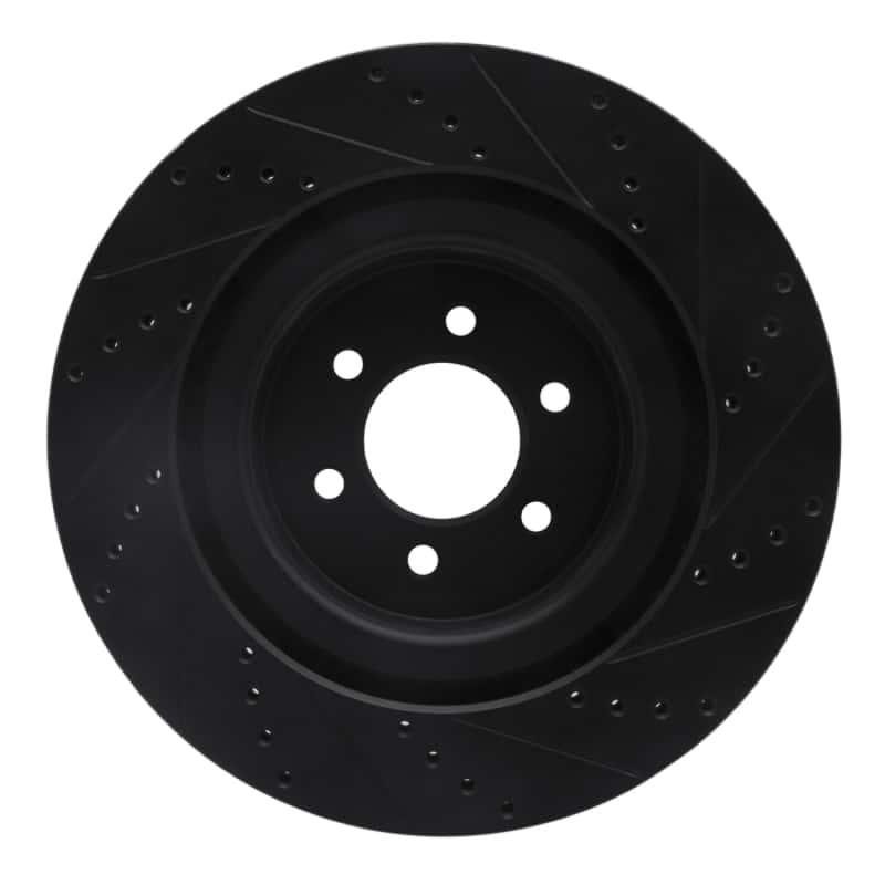 R1 Concepts — R1 2003-2017 Dodge Viper Front Left Drilled & Slotted Black Brake Rotor
R1 Brake Rotor Drill - view 5