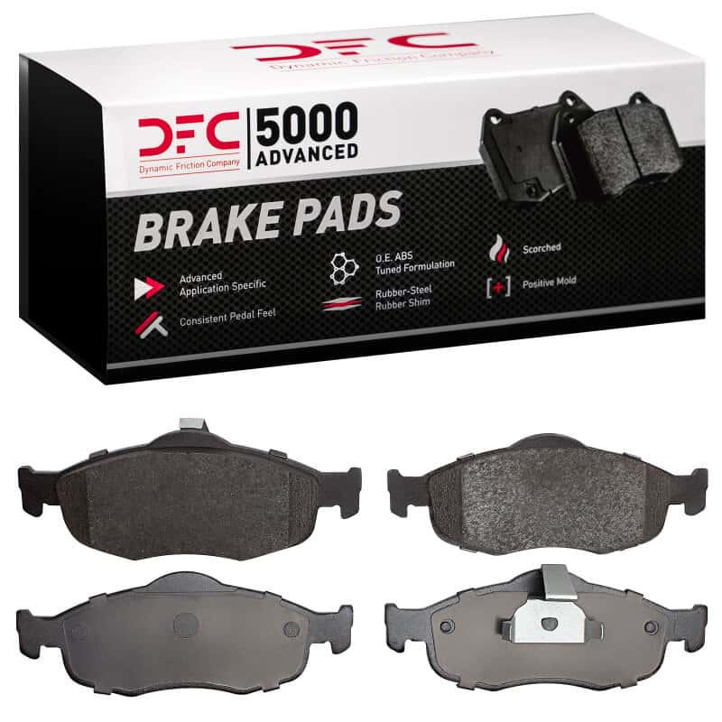 DFC — DFC 95-04 Ford Contour Front 5000 Advanced Low Metallic Brake Pads
DFC Brake Pad Set - view 1