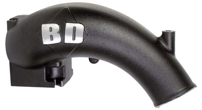 BD Diesel — BD Diesel X-Flow Power Intake Elbow (Black) - Dodge 1998-2002 5.9L 24-valve
X-FLOW INTAKE ELBOW
Air Intake Elbow - view 2