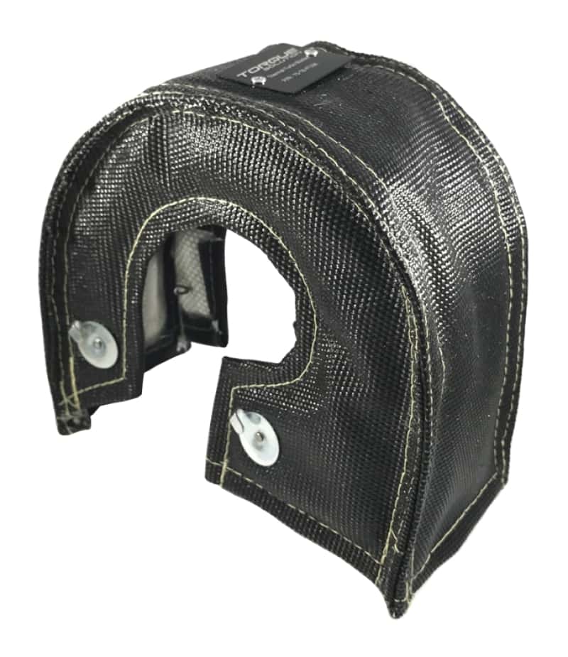 Torque Solution — Torque Solution Thermal Turbo Blanket (Black) Fits T3/T3/T4/T25/T28/GT25/GT28/GT30/GT32/GT35/GT37 - view 1