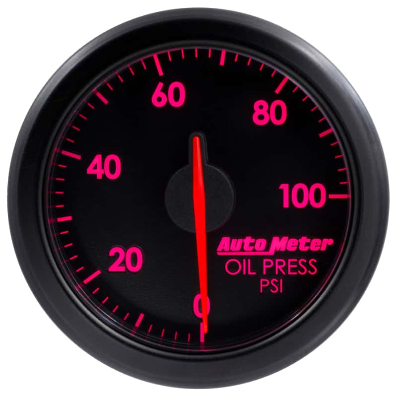 AutoMeter — Autometer Airdrive 2-1/6in Oil Pressure Gauge 0-100 PSI - Black
GA 2" OILP AIRDRV BK - view 12