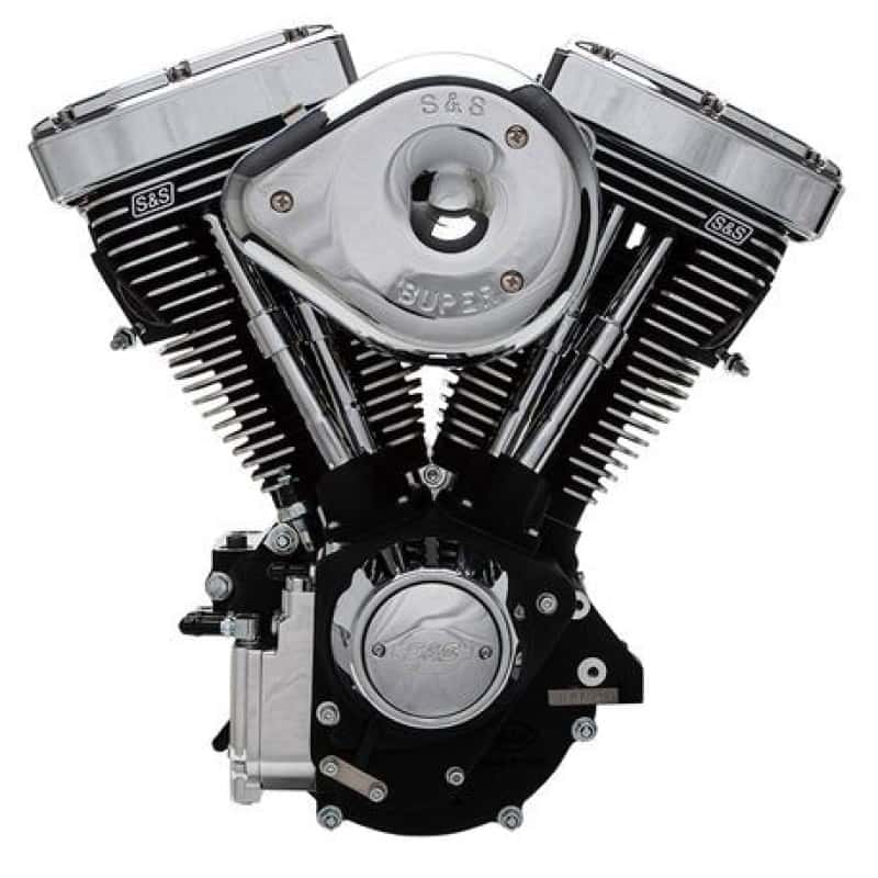 S&S Cycle — S&S Cycle 84-98 Carbureted Non-Catalyst BT V80R Complete Assembled Engine - Black Finish - view 2
