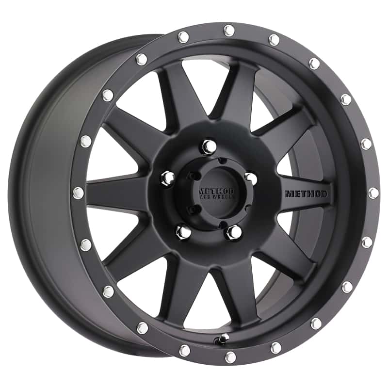 Method Wheels — Method MR301 The Standard 17x8.5 0mm Offset 5x5.5 108mm CB Matte Black Wheel - view 1