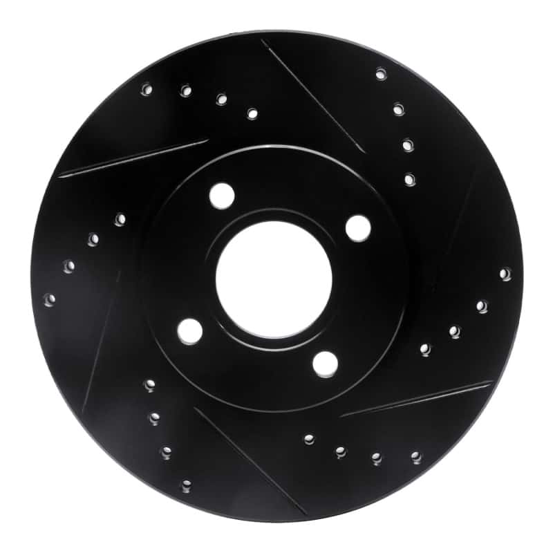 R1 Concepts — R1 14-23 Ford Fiesta (USA/Canada) Front Right Drilled & Slotted Black Brake Rotor
R1 Brake Rotor Drill - view 1