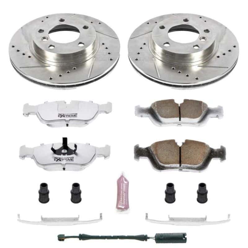 PowerStop — Power Stop 92-98 BMW 318i Front Z26 Street Warrior Brake Kit - view 1