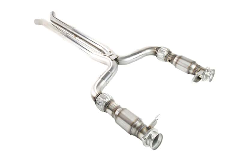 Kooks Headers — Kooks 2015+ Ford Mustang GT350 5.2L 3in x 2-3/4in Cat SS X-Pipe Kooks HDR Req
3in. x 2-3/4in. X-Pi
3" x 2-3/4" X-Pipe - view 1