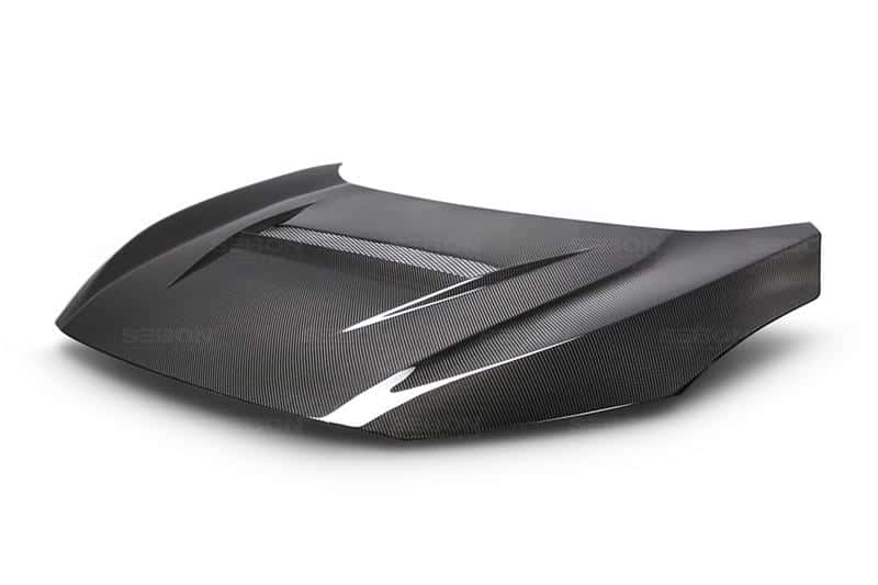 Seibon — Seibon 2016-2017 Honda Civic Coupe/Sedan/Hatchback VS-Style Carbon Fiber Hood - view 7