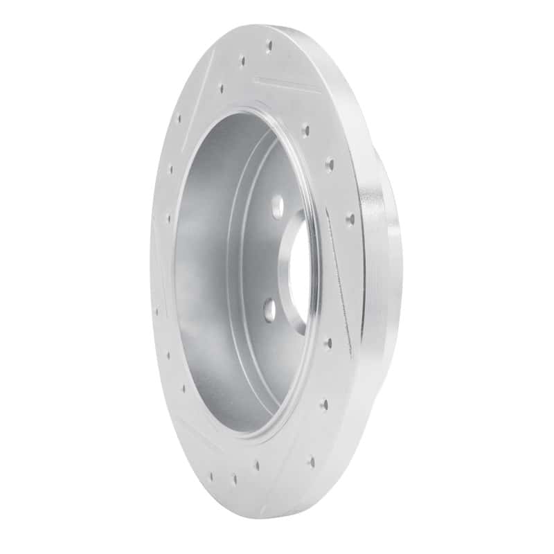 R1 Concepts — R1 98-05 Mercedes-Benz ML320 Rear Right Drilled & Slotted Silver Brake Rotor
R1 Brake Rotor Drill - view 4