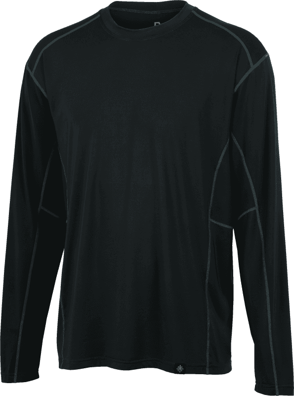 FIRSTGEAR — FIRSTGEAR Base Layer Shirt Lightweight Long-Sleeve Dark Grey - Small - view 2