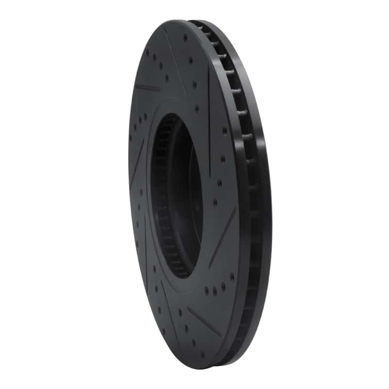 R1 Concepts — R1 07-12 Hyundai Veracruz Front Left Drilled & Slotted Black Brake Rotor
R1 Brake Rotor Drill - view 4