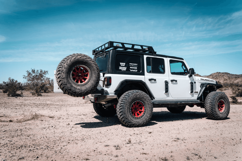 Body Armor 4x4 — Body Armor 4x4 2019+ Jeep Wrangler JL Tire Carrier Single Action (Only Fits w/ JL-2965 Bumper)
Tire Carrier - view 3