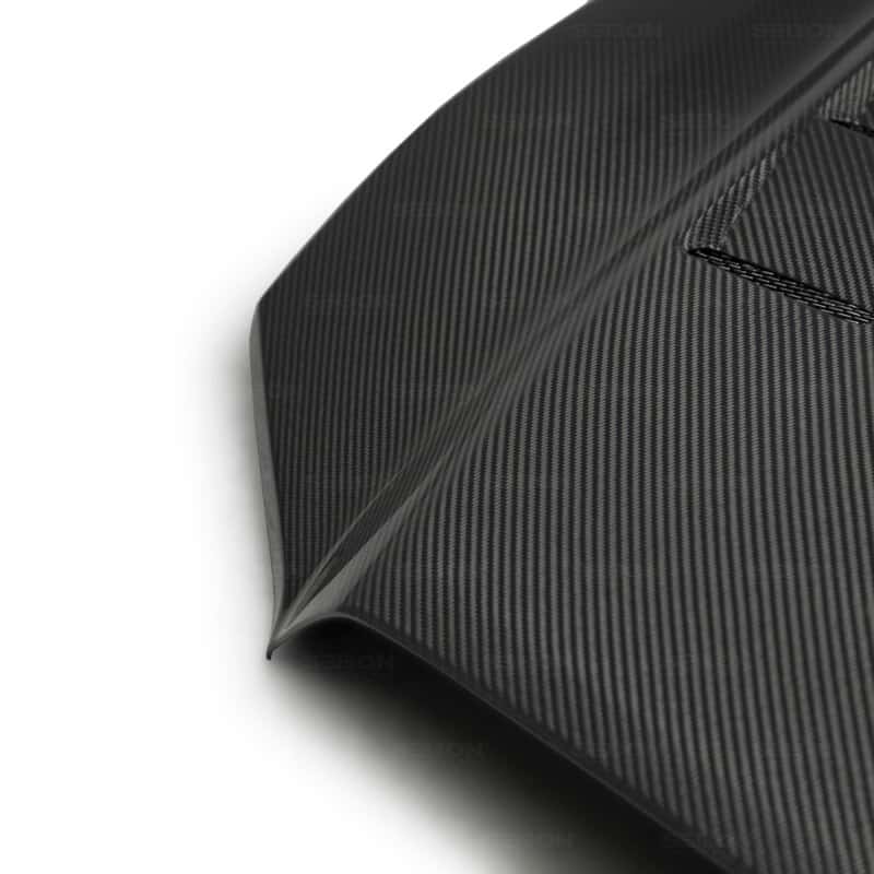 Seibon — Seibon 2018+ Toyota Tacoma TS-Style Carbon Fiber Hood - view 5