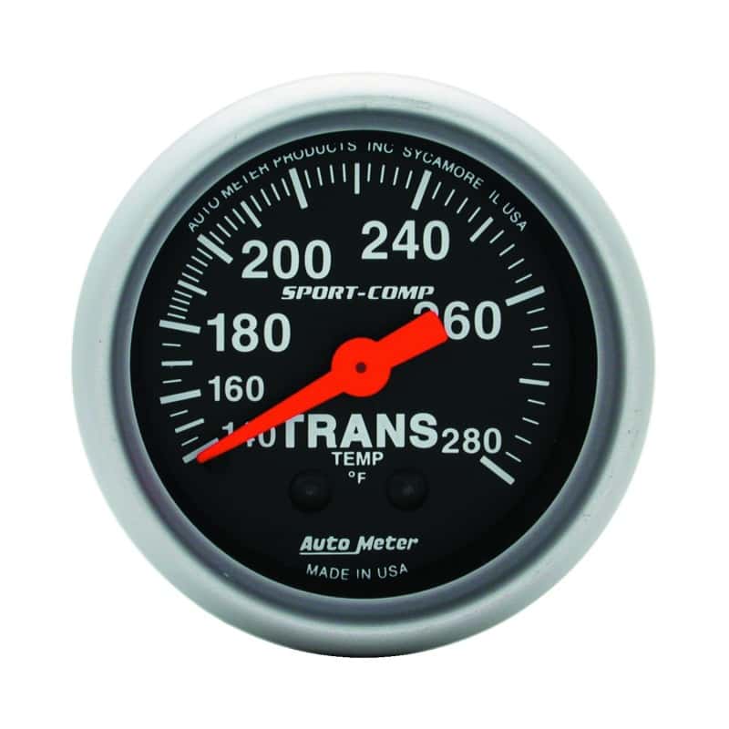 AutoMeter — Autometer Sport Comp 140-280F Trans Temp Gauge
2" TRANS TEMP, 140-2 - view 1