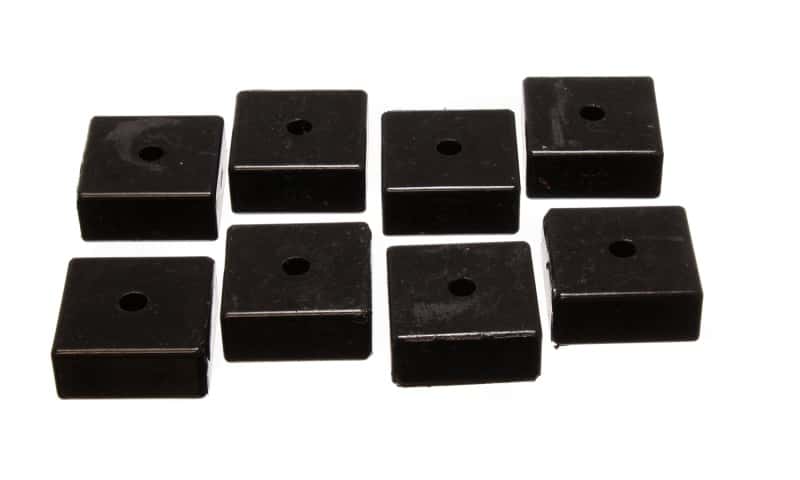 Energy Suspension — Energy Suspension Pad - Soft - 2-1/16in SQ x 3/8in ID x 15/16in H - Black
LeafSprngInsulator - view 1