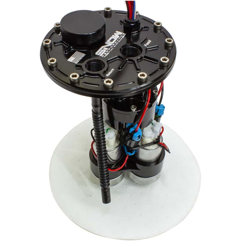 Snow Performance — Snow Performance Universal 10 Gallon 12 Hole Fuel Cell Hat Xtreme Version (3 Pump)
Fuel Pump - view 2