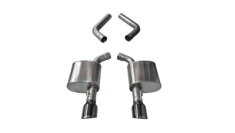 CORSA Performance — Corsa 2017-2020 Dodge Charger 6.4L/17-19 Dodge Charger 5.7L Black Sport AxleBack Exhaust w/4.5inTips
Exhaust - view 1