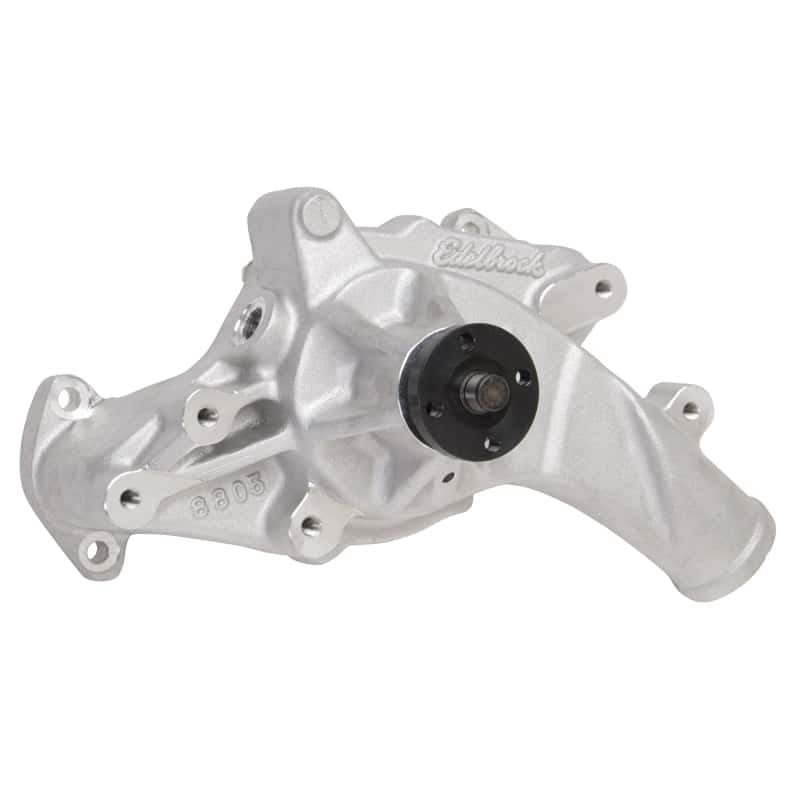 Edelbrock — Edelbrock Water Pump High Performance Ford 1965-76 FE V8 Engines Standard Length Satin Finish
WATER PUMPS - view 3
