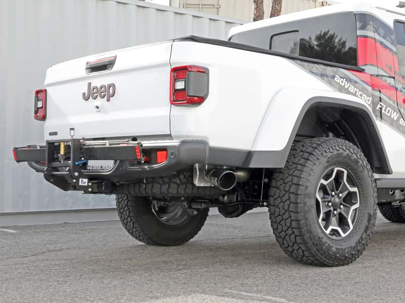 aFe — aFe 2021+ Jeep Gladiator V6-3.0L (td) Vulcan Series 3in 304 SS DPF-Back Exhaust System - Black Tip
DPF-Back Exhaust - view 5