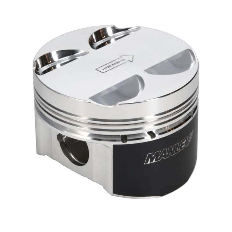 Manley Performance — Manley 16+ Nissan VR30DDTT 86mm Bore 10:1 CR -3.5cc Dome Flat Top Piston w/ Rings (SINGLE)
Piston - view 4