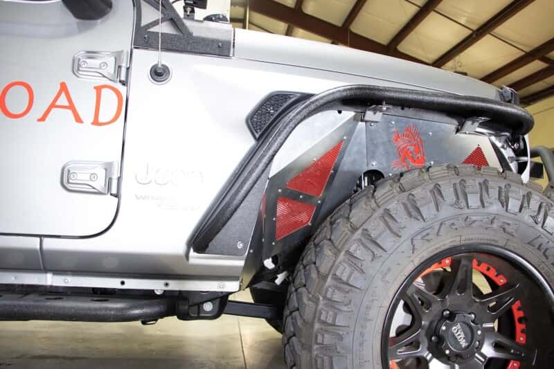 Fishbone Offroad — Fishbone Offroad 2018+ Jeep Wrangler JL Front Pair Aluminum Raw Inner Fenders - view 11