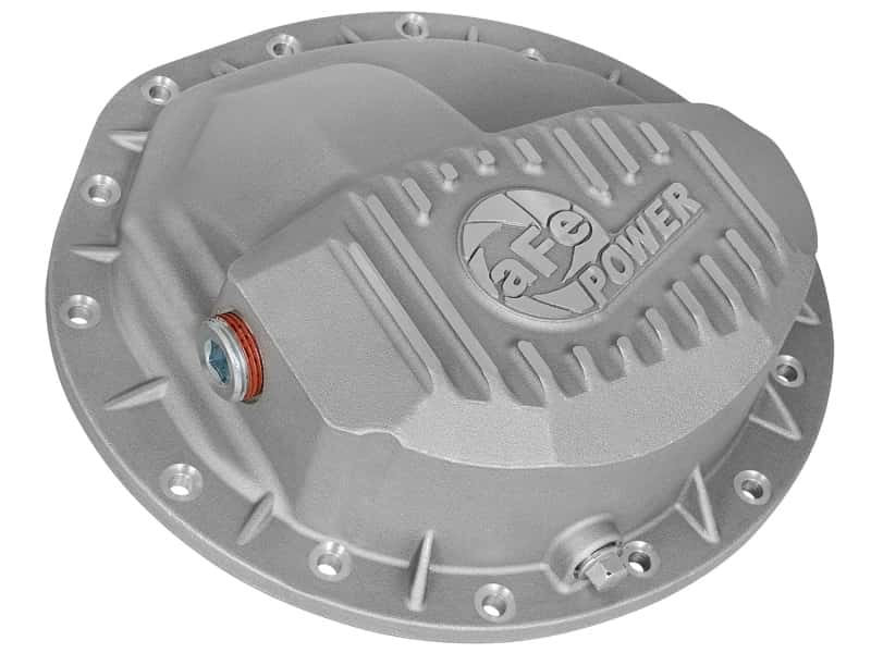 aFe — aFe Power Rear Differential Cover Raw w/Machined Fins Street Ser. 16-17 Nissan Titan XD (AAM 9.5-14)
Differential Cover - view 2