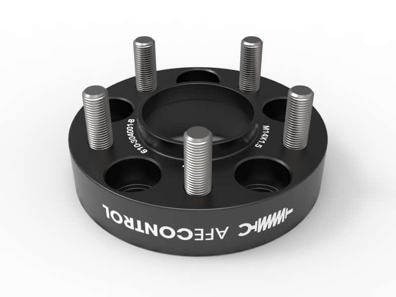 aFe — aFe CONTROL Billet Aluminum Wheel Spacers 5x114.3 CB70.5 1.25in - 15-24 Ford Mustang/20-23 Explorer
Wheel Spacer Kit - view 2
