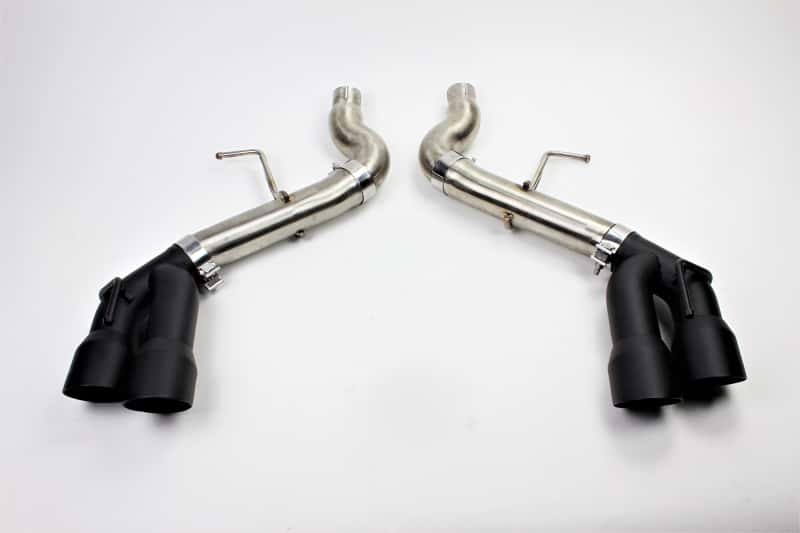 Mishimoto — Mishimoto 2016+ Chevrolet Camaro SS Quad-Tip Race Axle-Back Exhaust w/ Black Tips - view 1