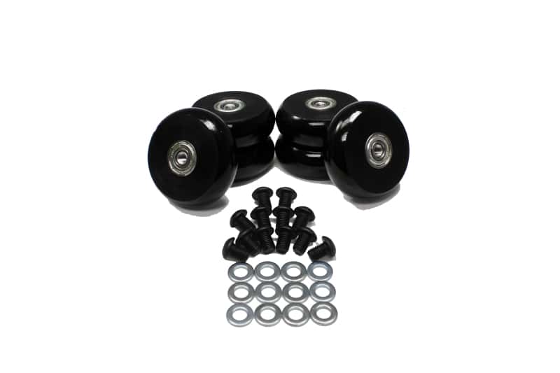 Energy Suspension — Energy Suspension 2.375in Black Hyper-Glide PolyCreeper Wheels (Set of 6) - view 3