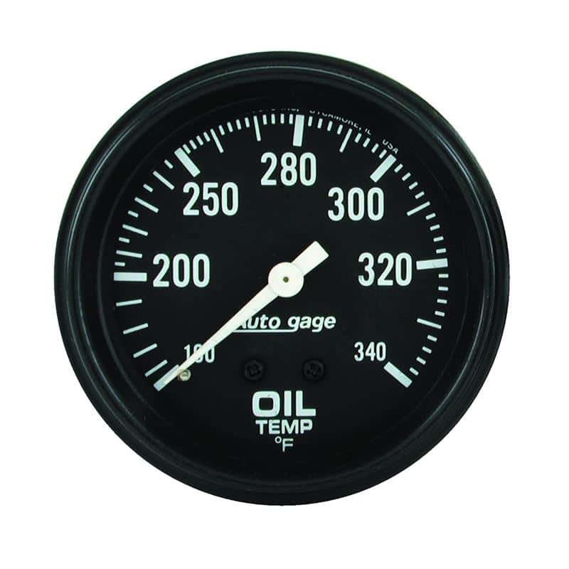 AutoMeter — AutoMeter Gauge Oil Temperature 2-5/8in. 100-340 Deg. F Mechanical Black Autogage
GA 2.6" OILT M AG - view 1