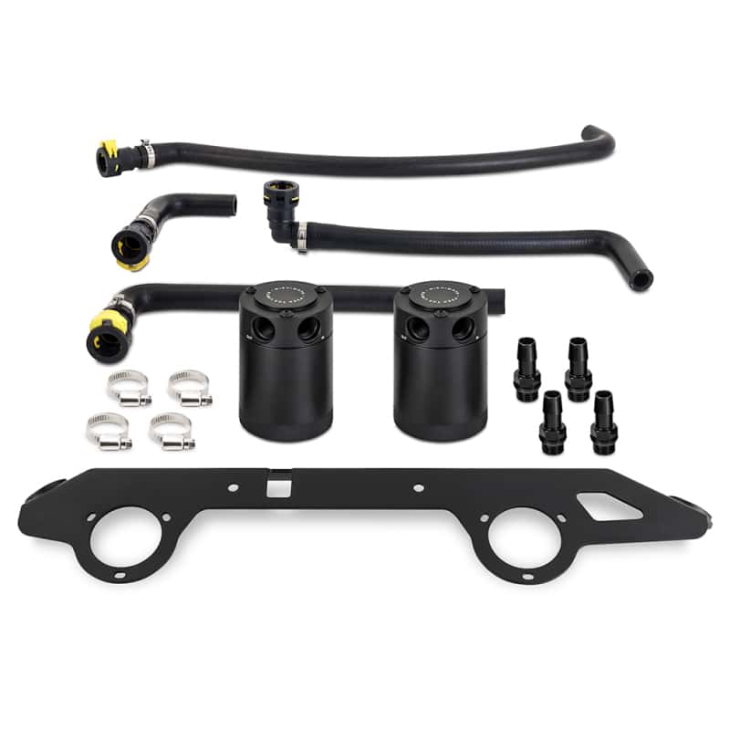 Mishimoto — Mishimoto 21-22 Ford Bronco 2.7L Baffled Oil Catch Can System
Oil Catch Can Kit - view 1