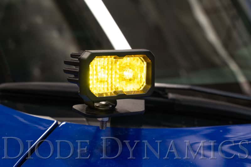 Diode Dynamics — Diode Dynamics 15-21 Subaru WRX/STi Pro Stage Series 2in LED Ditch Light Kit - Yellow Combo - view 7