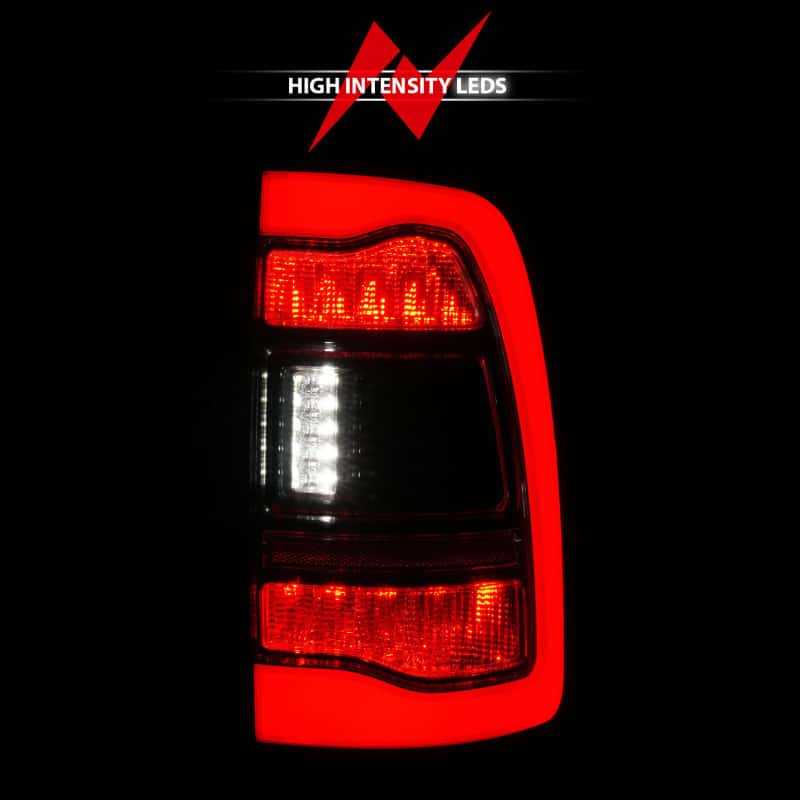 ANZO — ANZO 09-18 Dodge Ram 1500 Sequential LED Taillights Smoke Black
Tail Light Set
TailLightSet - view 12