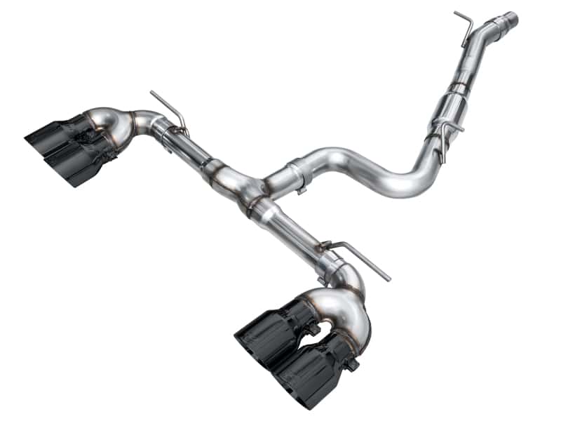 AWE Tuning — AWE MK8 Volkswagen Golf R 3in Track Edition Quad Exhaust - Diamond Black Tips
Track Catback - view 1