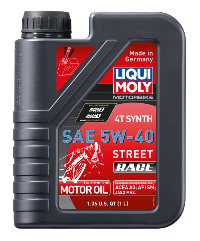 LIQUI MOLY — LIQUI MOLY 1L Motorbike 4T Synth 5W40 Street Race - view 1