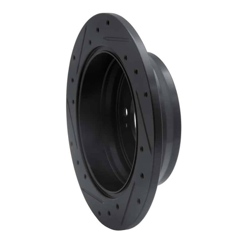 R1 Concepts — R1 09-16 Hyundai Tucson Rear Right Drilled & Slotted Black Brake Rotor
R1 Brake Rotor Drill - view 4