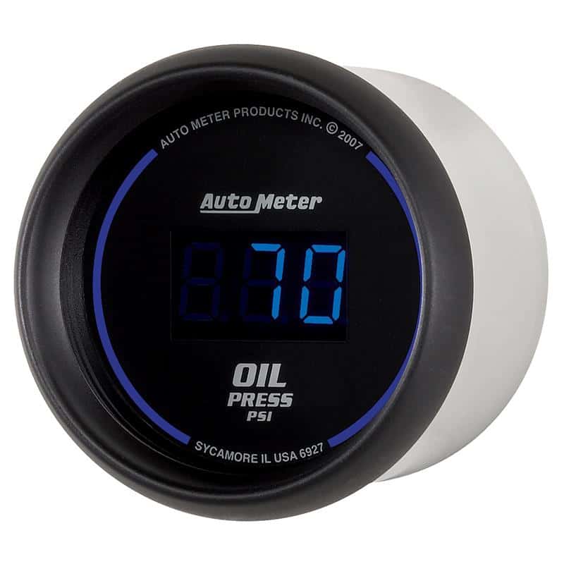 AutoMeter — Autometer Cobalt Digital 52.4mm Black 0-100psi Oil Pressure Gauge
GA 2" OP 100PSI CBD - view 3