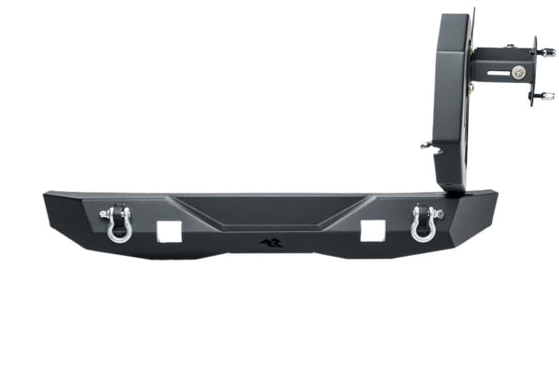 Rugged Ridge — Rugged Ridge 07-18 Jeep Wrangler (JK/JKU) XOR Rear Bumper w/Swing Out Tire Carrier - Tex. Blk
OFFROAD_BUMPERS
Bumper - view 1